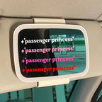 4pcs/set Passenger Princess Car Stickers Funny Creative Stickers For Car Rearview Mirrors