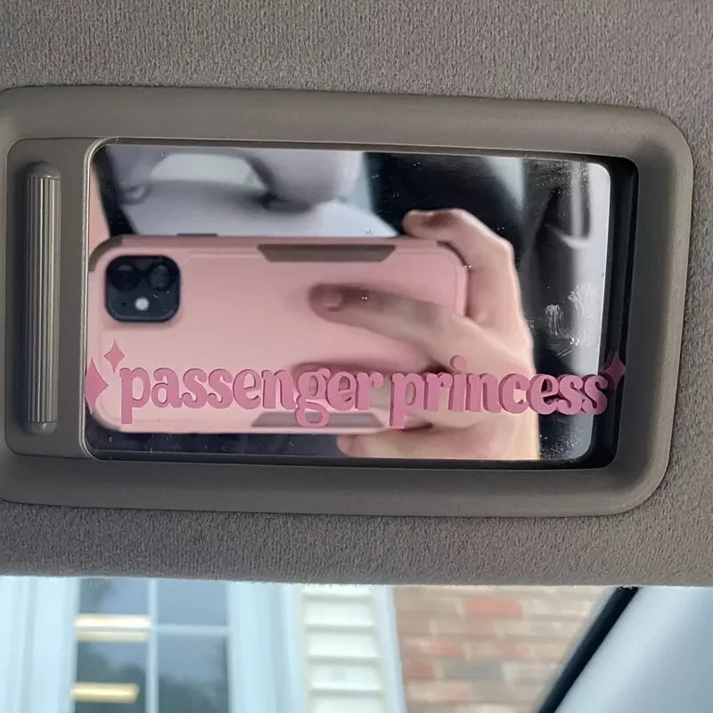 4pcs/set Passenger Princess Car Stickers Funny Creative Stickers For Car Rearview Mirrors