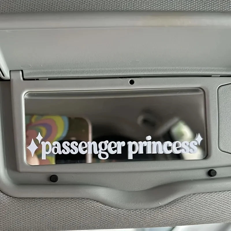4pcs/set Passenger Princess Car Stickers Funny Creative Stickers For Car Rearview Mirrors
