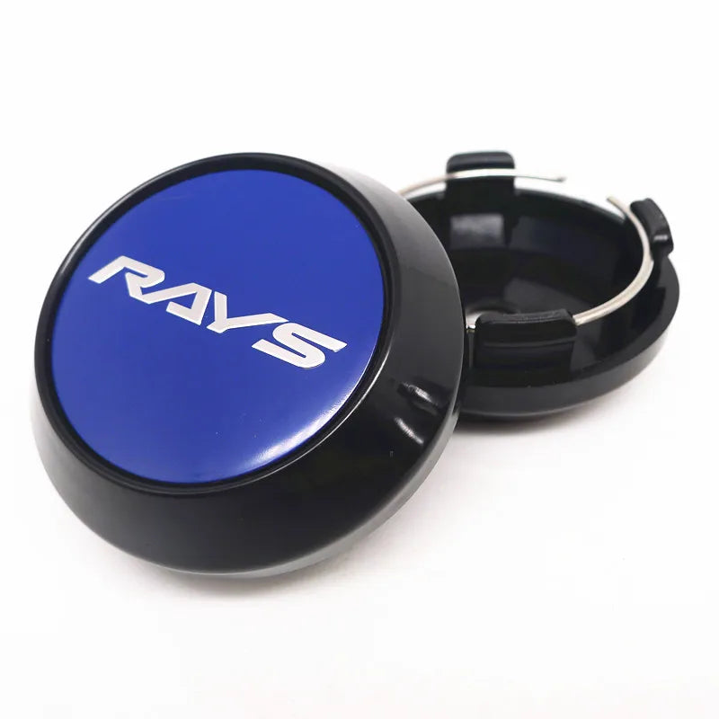 4pcs 64mm 57mm Rays Wheel Center Cap Hub Car Rims Cover Hubcaps Rims Japan Volk Emblem Badge Auto Styling Accessories