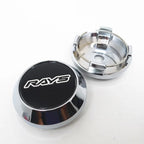 4pcs 64mm 57mm Rays Wheel Center Cap Hub Car Rims Cover Hubcaps Rims Japan Volk Emblem Badge Auto Styling Accessories