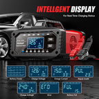 Car Battery Charger for Repair Car Maintainer Full Automatic LCD Display 12V/24V00W