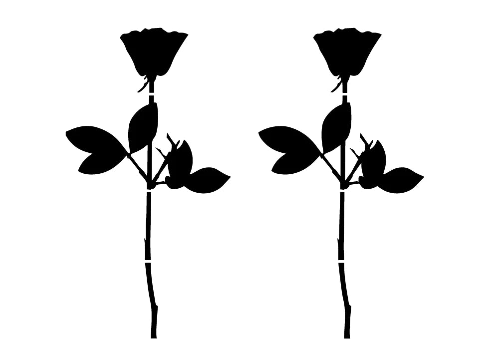 Creative flowers car stickers personalized fun stickers. Car window decoration vinyl motorcycle accessories stickers