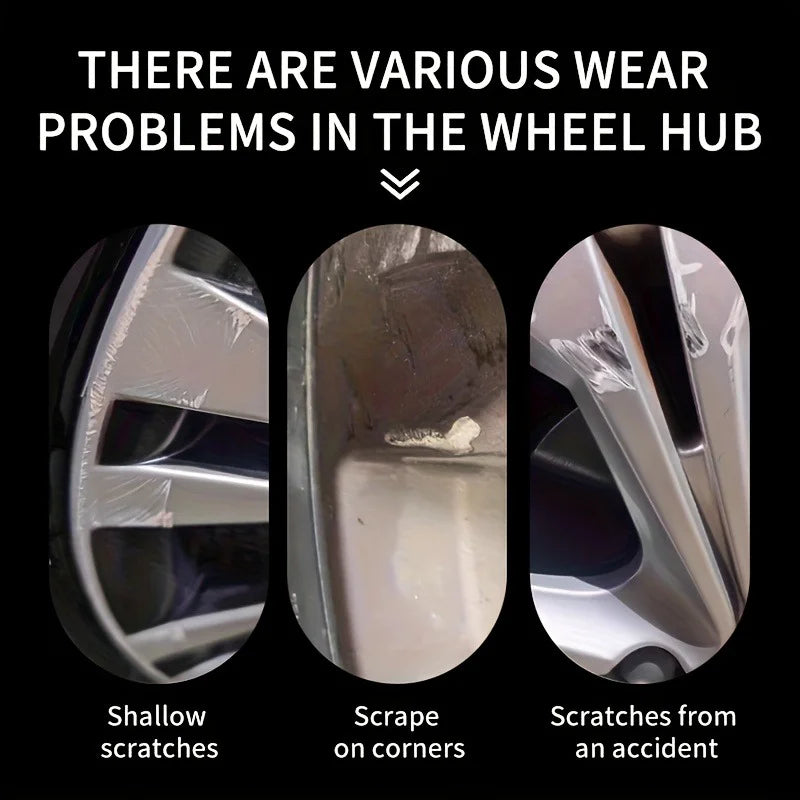 Rim Update Patch Kit - 30G High-Quality Wheel Scratch Repair Wax, Restores Shine And Removes Scratches, Suitable for All Vehicle
