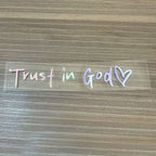 Car Sticker Funny Creative Stickers For Car Rearview Mirrors Stickers Trust In God Believe In God For Cars Motorcycles