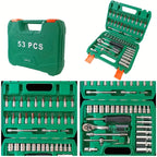 53Pcs Professional Mechanic's Tool Kit