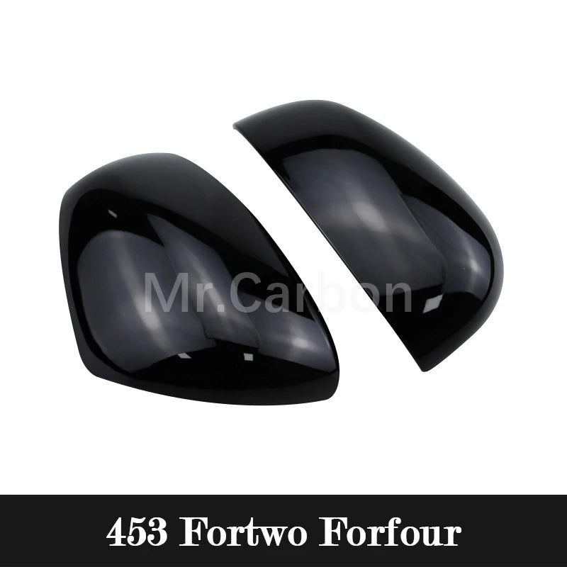 Car Interior Exterior Decoration Protective Cover ABS Black Sticker For Mercedes Smart Fortwo Forfour 453 Modified Accessories