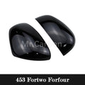Car Interior Exterior Decoration Protective Cover ABS Black Sticker For Mercedes Smart Fortwo Forfour 453 Modified Accessories