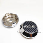 4pcs 64mm 57mm Rays Wheel Center Cap Hub Car Rims Cover Hubcaps Rims Japan Volk Emblem Badge Auto Styling Accessories