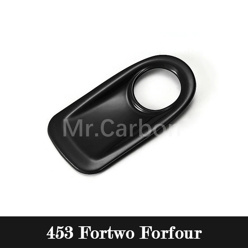 Car Interior Exterior Decoration Protective Cover ABS Black Sticker For Mercedes Smart Fortwo Forfour 453 Modified Accessories