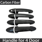 Luxurious Carbon Fiber Exterior Covers For Ford Mercury Mariner MK2 2008 2009 2010 Auto Door Handle Anti Scratch Car Accessories