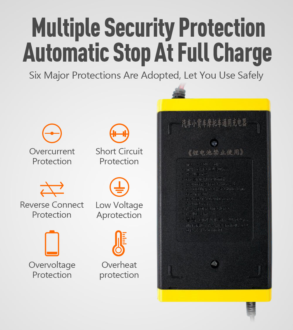 Car Battery Charger 10A 12V Automotive Battery Charger 24V 5A