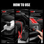 25A/15A Smart Car Battery Charger Car Booster Pulse Repair Portable
