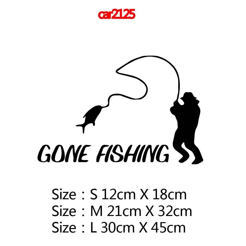 Fishing sticker vinyl Car Stickers Funny Car-Styling For Rear view Mirror Car Head car Windows car Accessories decoration