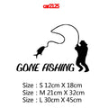 Fishing sticker vinyl Car Stickers Funny Car-Styling For Rear view Mirror Car Head car Windows car Accessories decoration