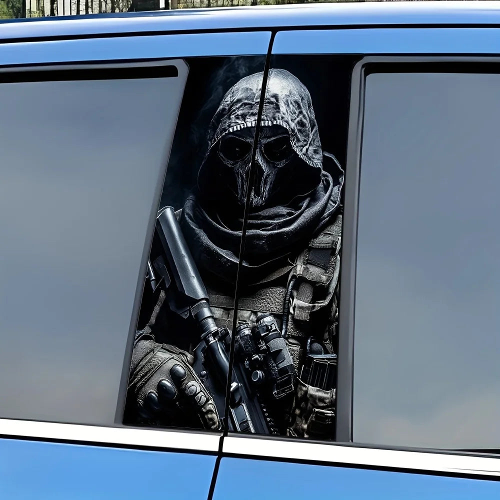Special Forces Car Stickers - 2-piece, scratch-resistant PVC B-pillar stickers Self-adhesive stickers for all cars