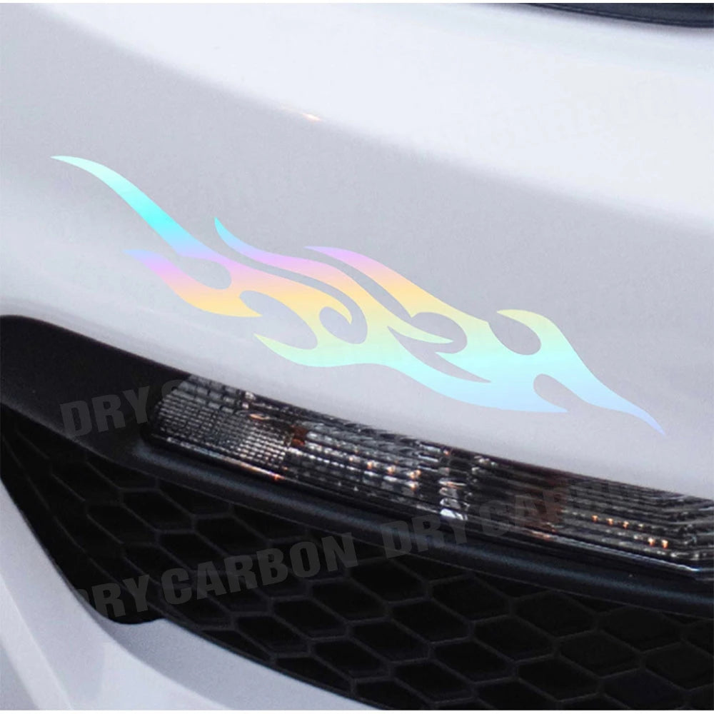 Car Sticker Personalized Garland Decoration Front Bumper Stickers Emblem Badge Decal Auto Automobile Bonnet Stickers 2Pcs/set