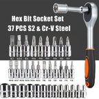 46Pcs Family Tools 1/4 Set Mechanic Tool Kits
