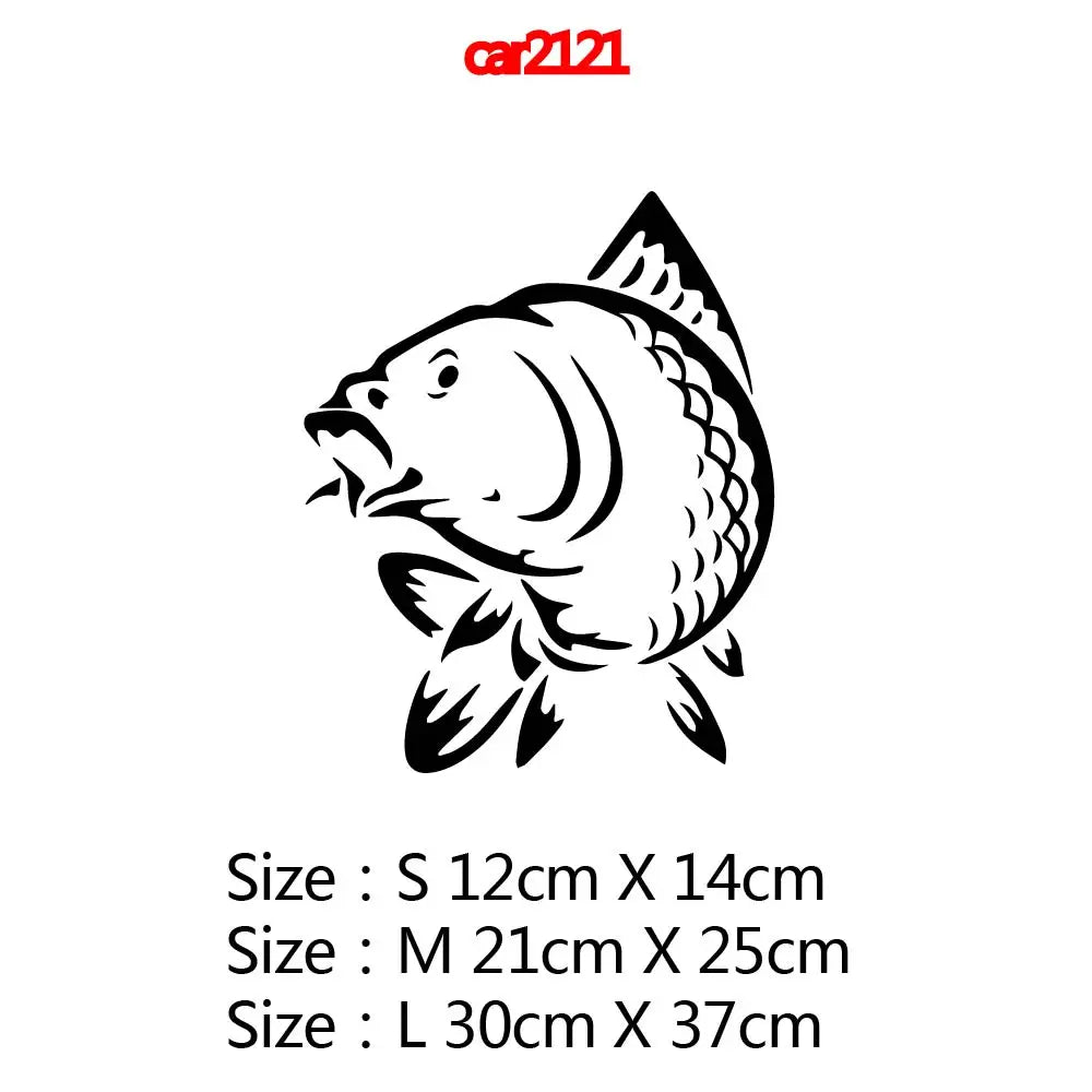 Fishing sticker vinyl Car Stickers Funny Car-Styling For Rear view Mirror Car Head car Windows car Accessories decoration