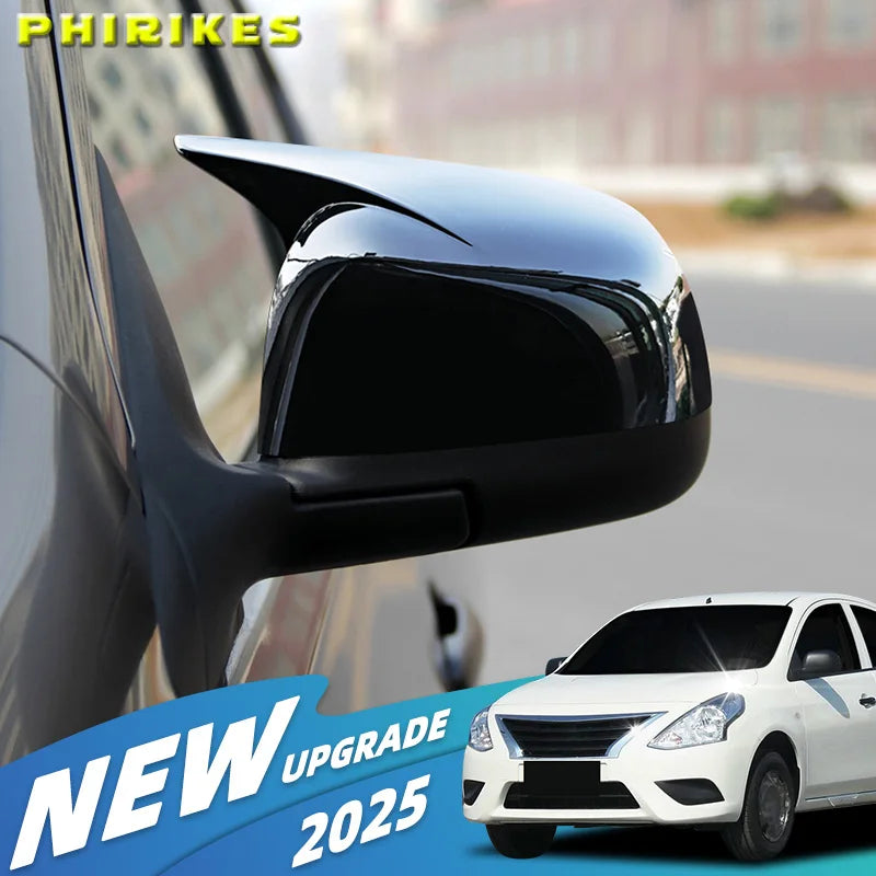 Car Accessories Exterior Decorate Door Mirror Cover Carbon Fiber For Nissan Sunny 2010 2011 2012 2013 2014 2015 2016