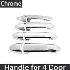 Luxurious Carbon Fiber Exterior Covers For Ford Mercury Mariner MK2 2008 2009 2010 Auto Door Handle Anti Scratch Car Accessories