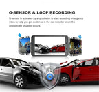 Dash Cam Camera Car HD 1080P Touch Night Vision Video Recorder