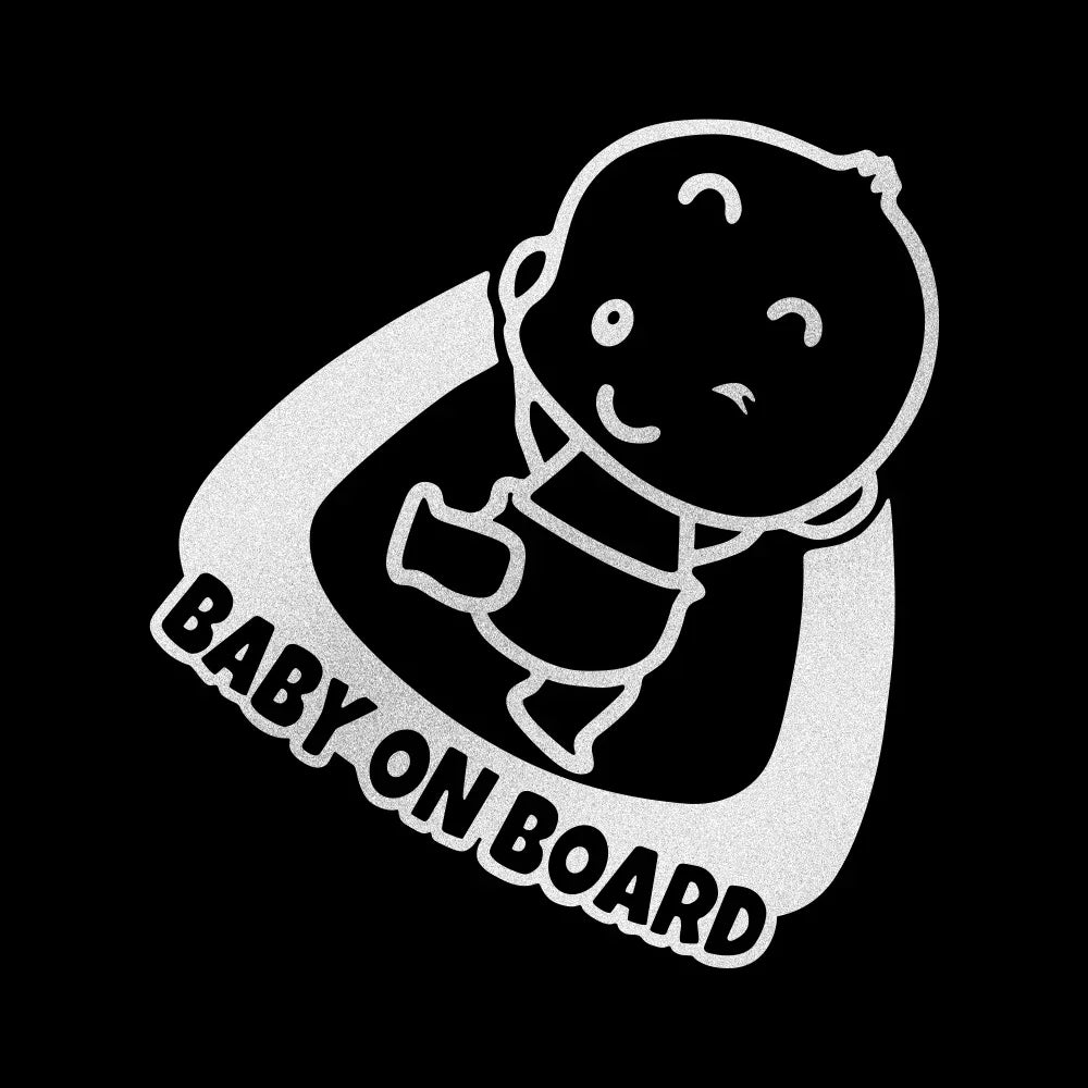 Baby on Board Car Stickers Auto Window DIY Funny Baby In Car Vinyl Decal Personalized Decoration Exterior Car Accessories