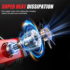 Car Battery Charger for Repair Car Maintainer Full Automatic LCD Display 12V/24V00W