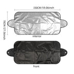 Car Exterior Protection Snow Blocked Car Covers Snow Ice Protector Visor Sun Shade Front Rear Windshield Cover Block Shields