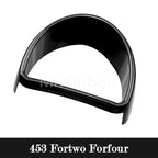 Car Interior Exterior Decoration Protective Cover ABS Black Sticker For Mercedes Smart Fortwo Forfour 453 Modified Accessories
