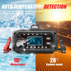Car Battery Charger for Repair Car Maintainer Full Automatic LCD Display 12V/24V00W