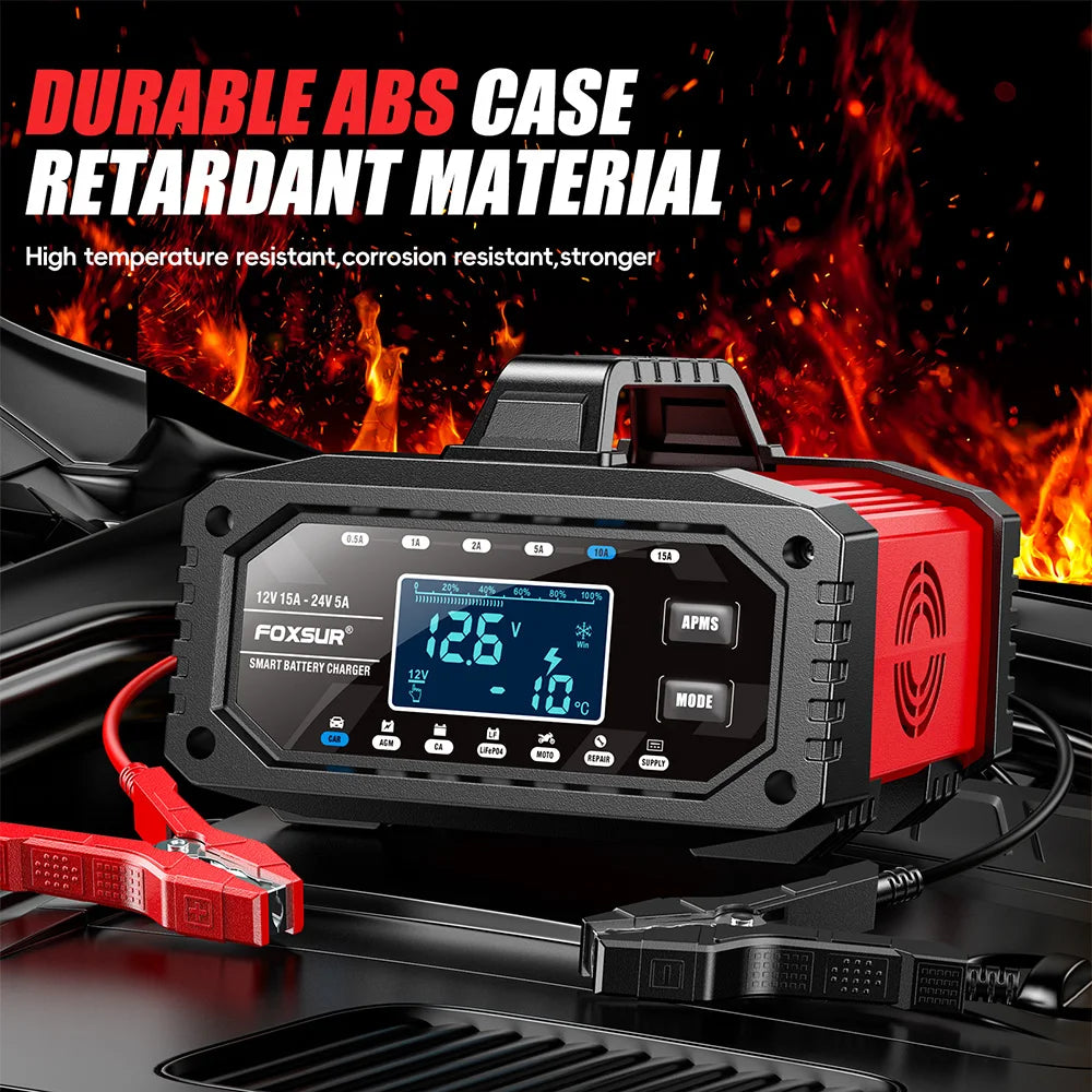 15A 12V 24V 5A Car Battery Charger