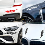 Car Sticker Personalized Garland Decoration Front Bumper Stickers Emblem Badge Decal Auto Automobile Bonnet Stickers 2Pcs/set