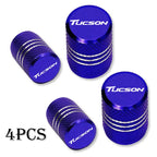 For Hyundai Tucson Accessories Car Wheel Tire Valve Caps Tyre Stem Covers Airdust Waterproof