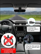 Dash Cam 4K UHD Recording Car Camera DVR Night Vision Video Recorder Built-In Wi-Fi