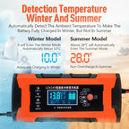 Car Battery Charger 10A 12V Automotive Battery Charger 24V 5A