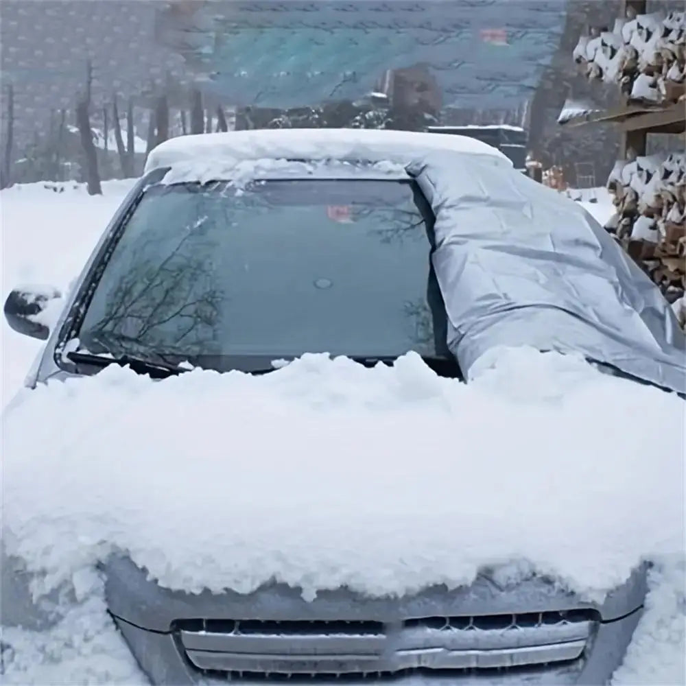 Car Exterior Protection Snow Blocked Car Covers Snow Ice Protector Visor Sun Shade Front Rear Windshield Cover Block Shields