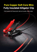 Car Battery Charger 6A 12V Car and Motorcycle Battery Charging Device