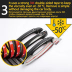 Luxurious Carbon Fiber Exterior Covers For Ford Mercury Mariner MK2 2008 2009 2010 Auto Door Handle Anti Scratch Car Accessories