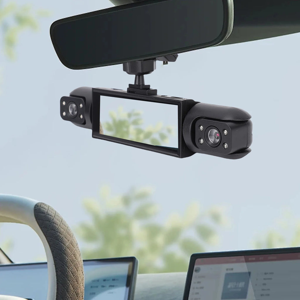 Dash Cam with Rear View Camera 1080P 170° Wide Angle 4 Channel Car Dashboard Camera