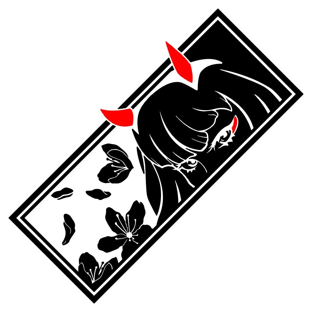 Anime Car Stickers for Bumper JDM Vinyl Decals Cute Girl Design Waterproof Holographic Auto Sticker Exterior Decor Accessories