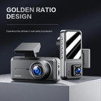 Dash Cam for Cars 3 Channel Car DVR 1080P Camera Video Recorder Front and Rear Inside View Camera