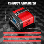 Car Battery Charger for Repair Car Maintainer Full Automatic LCD Display 12V/24V00W