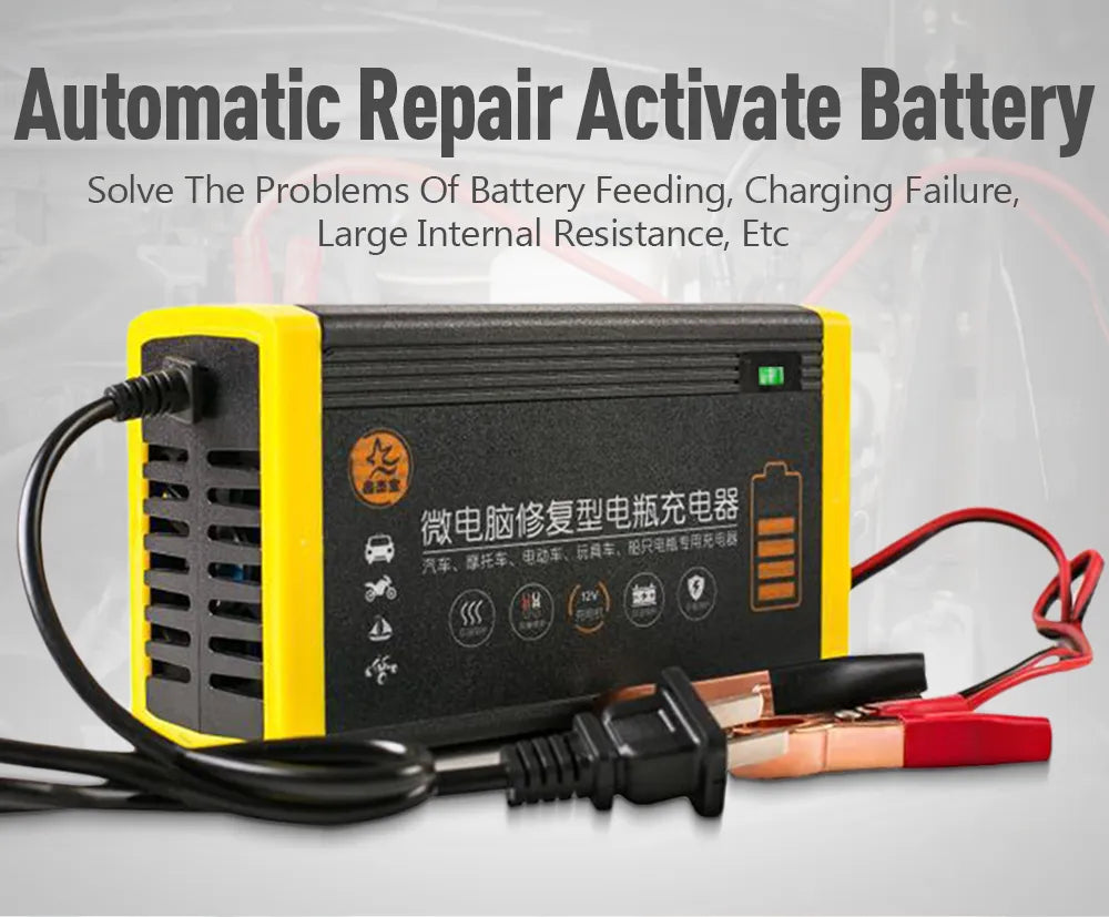 Car Battery Charger 10A 12V Automotive Battery Charger 24V 5A