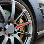 Fashion 4pc Car Stickers Wheels Rims Sport Racing DIY Stripes Decorative Stickers Emblem Car Styling Car SUV Truck Accessories