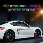 8M/ Roll Rim Blades Car Vehicle Color Wheel Rims Protectors Decor Strip Tire Guard Line Rubber Mounding Trim Tire Guard Line
