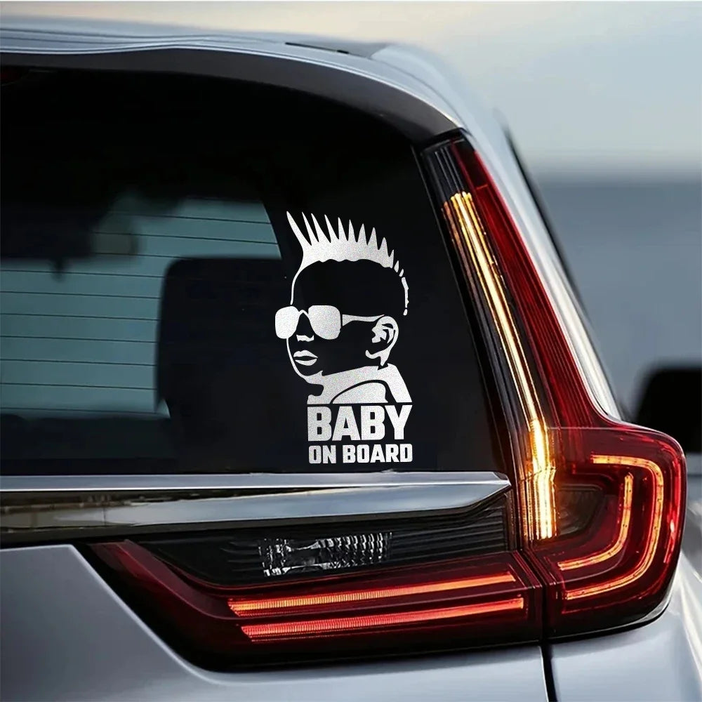 Baby on Board Car Stickers Auto Window DIY Funny Baby In Car Vinyl Decal Personalized Decoration Exterior Car Accessories