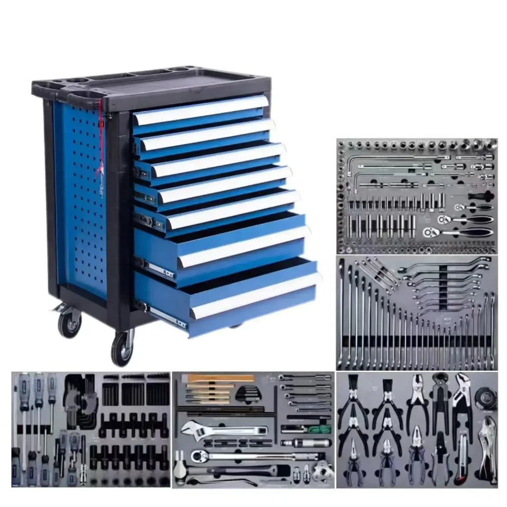 Neatly Professional Mechanic Blue Tools Cabinet Trolley