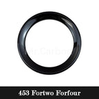 Car Interior Exterior Decoration Protective Cover ABS Black Sticker For Mercedes Smart Fortwo Forfour 453 Modified Accessories