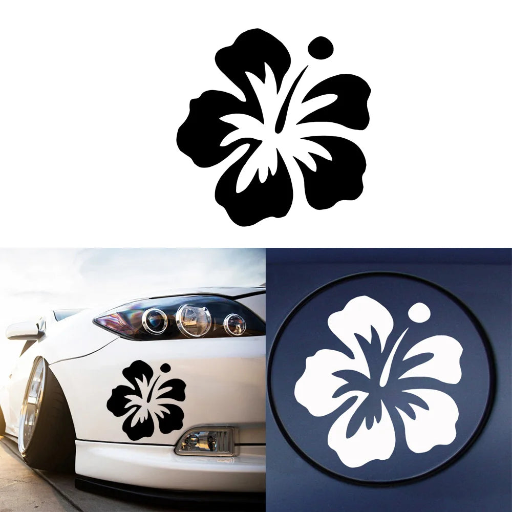 Creative flowers car stickers personalized fun stickers. Car window decoration vinyl motorcycle accessories stickers